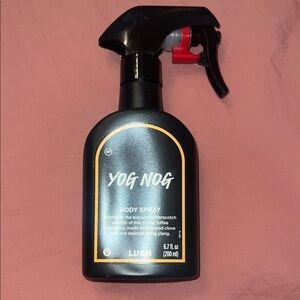 Lush Yog Nog Body Spray — Black